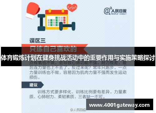 体育锻炼计划在健身挑战活动中的重要作用与实施策略探讨